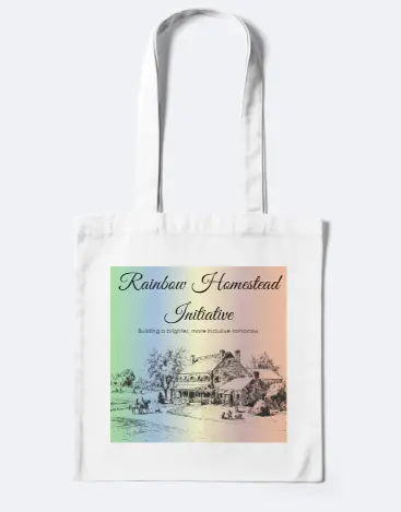 Rainbow Homestead Tote Bag